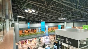 新千歳空港内を上から見た写真